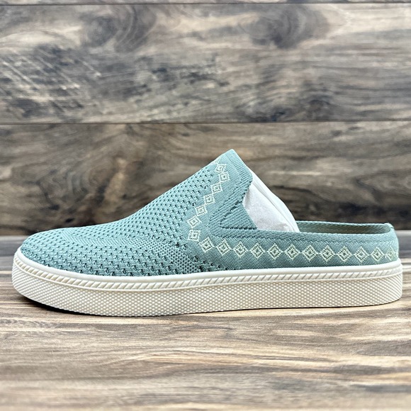 NIB Earth Origins Zilly 8 39 Slip On Comfort Casual Sneaker Mules Dusty Green - Picture 5 of 13